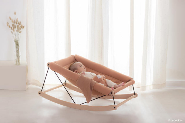 Nobodinoz Growing Green Baby Bouncer Hoes | Sienna Brown  *