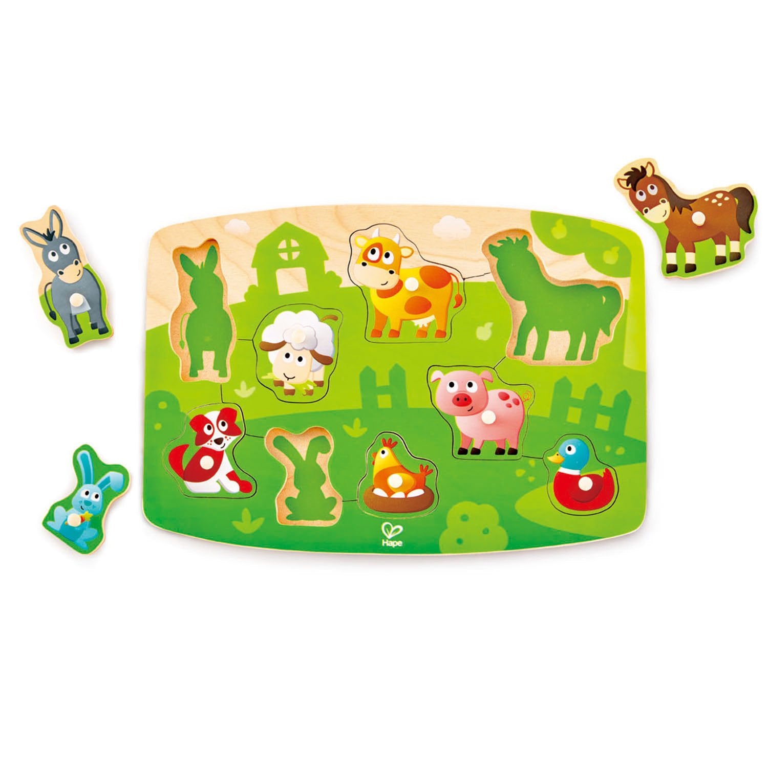 HAPE Houten inlegpuzzel  Farmyard