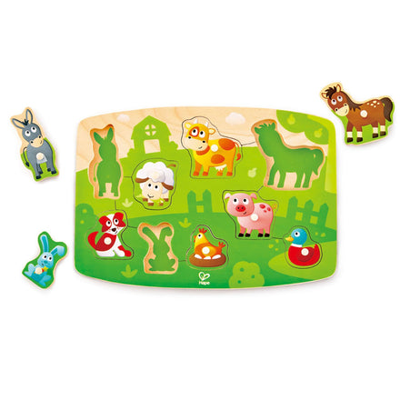 HAPE Houten inlegpuzzel  Farmyard