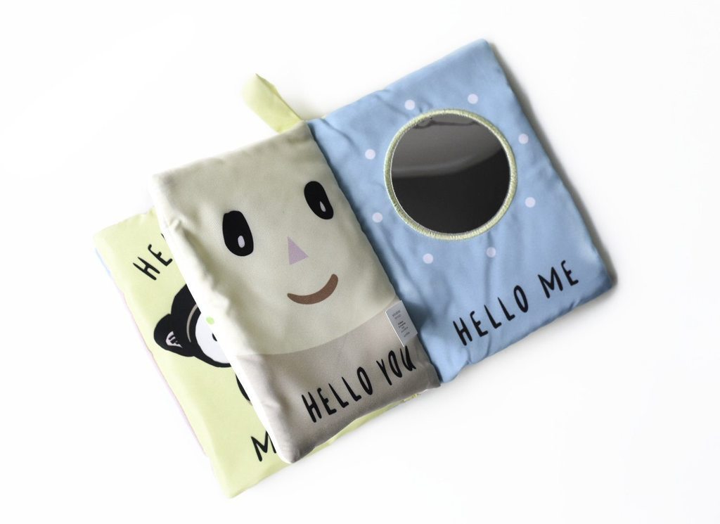 Wee Gallery Baby Soft Mirror Book | Hello You Hello Me   *