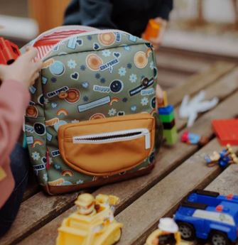 Hello Hossy Rugzak Smiley | Groen