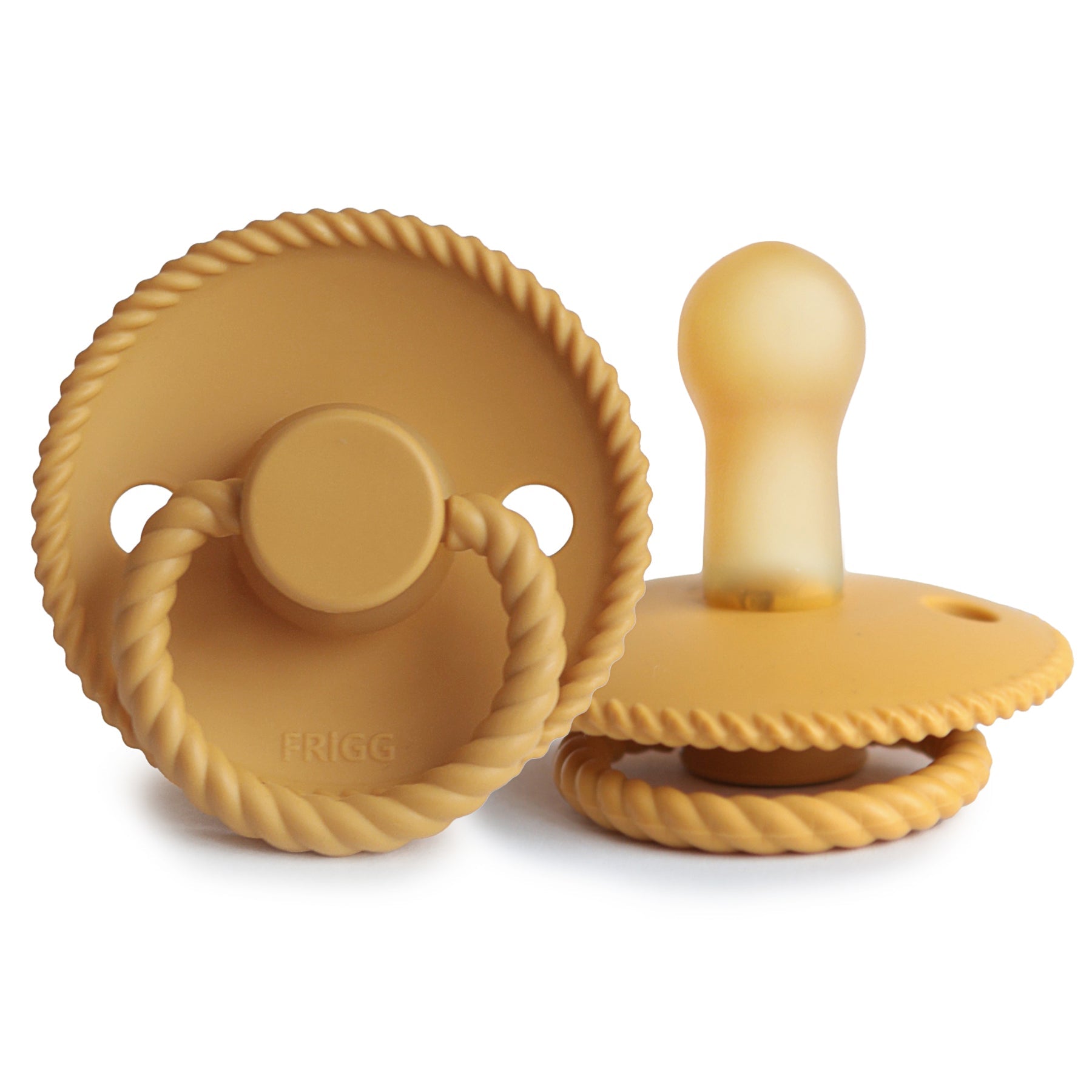 Frigg Rope Latex Fopspeen 6+M | Honey Gold