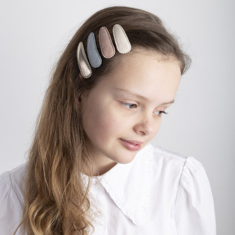 Mimi & Lula set 4 Clips | Pastel Blush