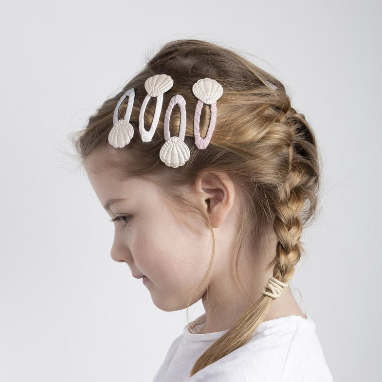 Mimi & Lula set 4 Clips | Shimmer Shell