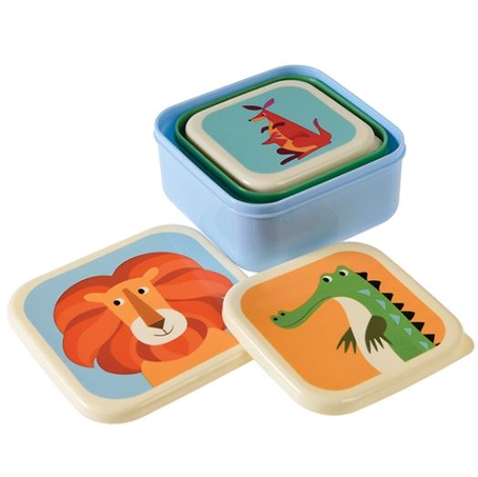 Set 3 snack boxen Wild Animals