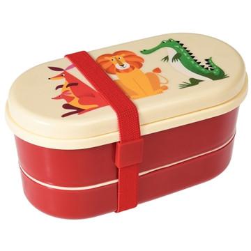 Bento box Zoo animals - DE GELE FLAMINGO - 1