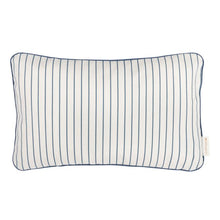 ZZZ Nobodinoz Jazz Kussen 45x30cm Blue Thin Stripes/Natural*