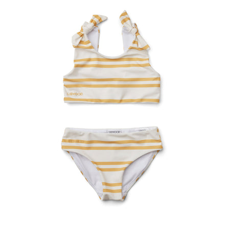 ZZZ Liewood Bow Bikini | Stripe Creme De La Creme/ Jojoba**