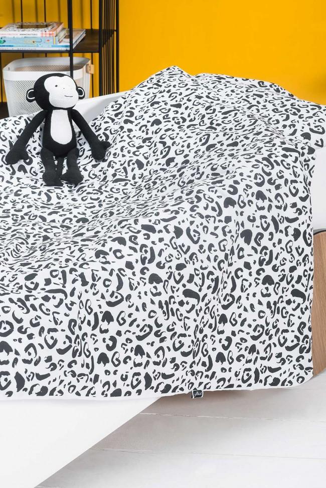 * Jollein Donsovertrek 120 x 150cm Leopard