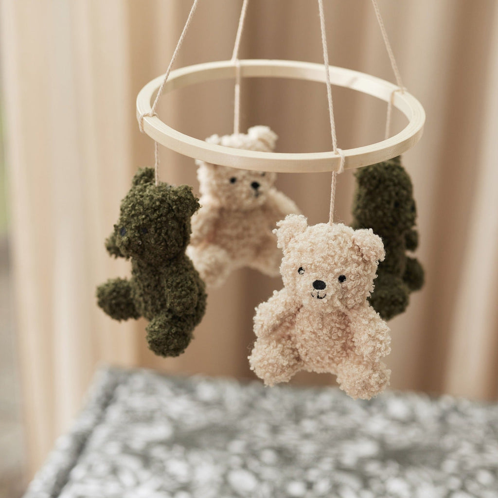 ZZZ Jollein Speeltjes Voor Baby Mobiel Teddy Bear Leaf Green / Naturel*