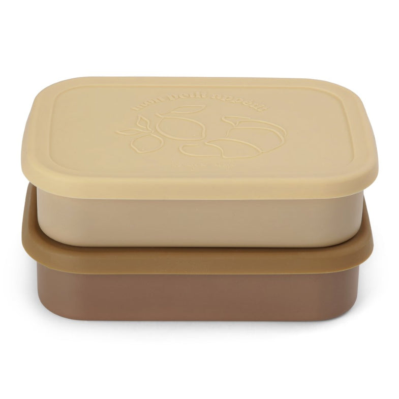 Konges Sløjd Food Boxes 2 pack | Vanilla Yellow