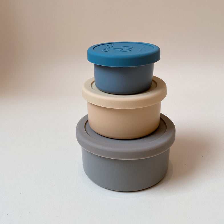 Konges Sløjd Snack Boxes 3 pack | Blue