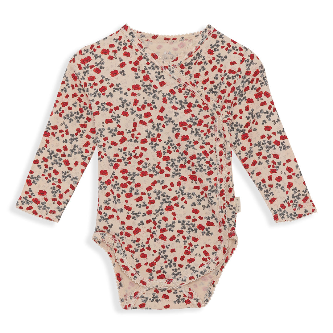 * Konges Sløjd Newborn Overslag Romper | Poppy