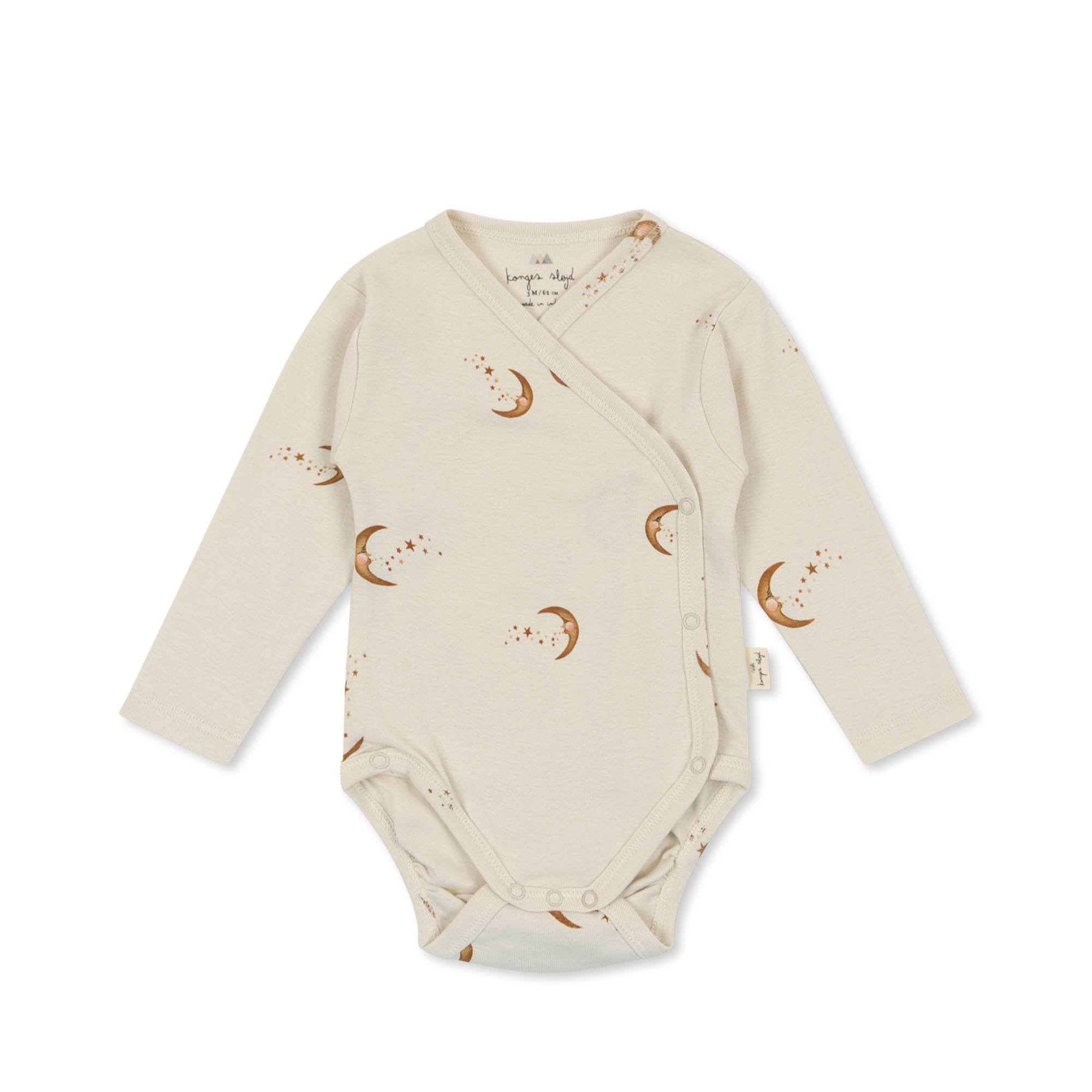 Konges Sløjd Classic Longsleeve Newborn Body GOTS | Moon*