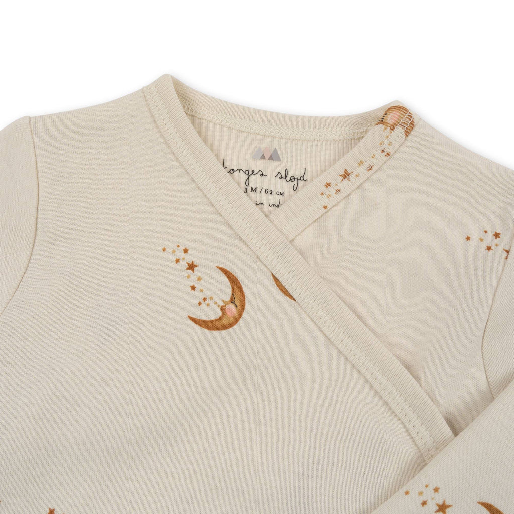 Konges Sløjd Classic Longsleeve Newborn Body GOTS | Moon*