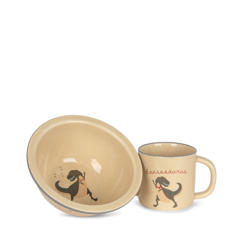 Konges Sløjd Ceramic Bowl & Cup Set | Dansosaurus  *