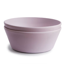 Mushie Set 2 Bowls Rond | Soft Lilac