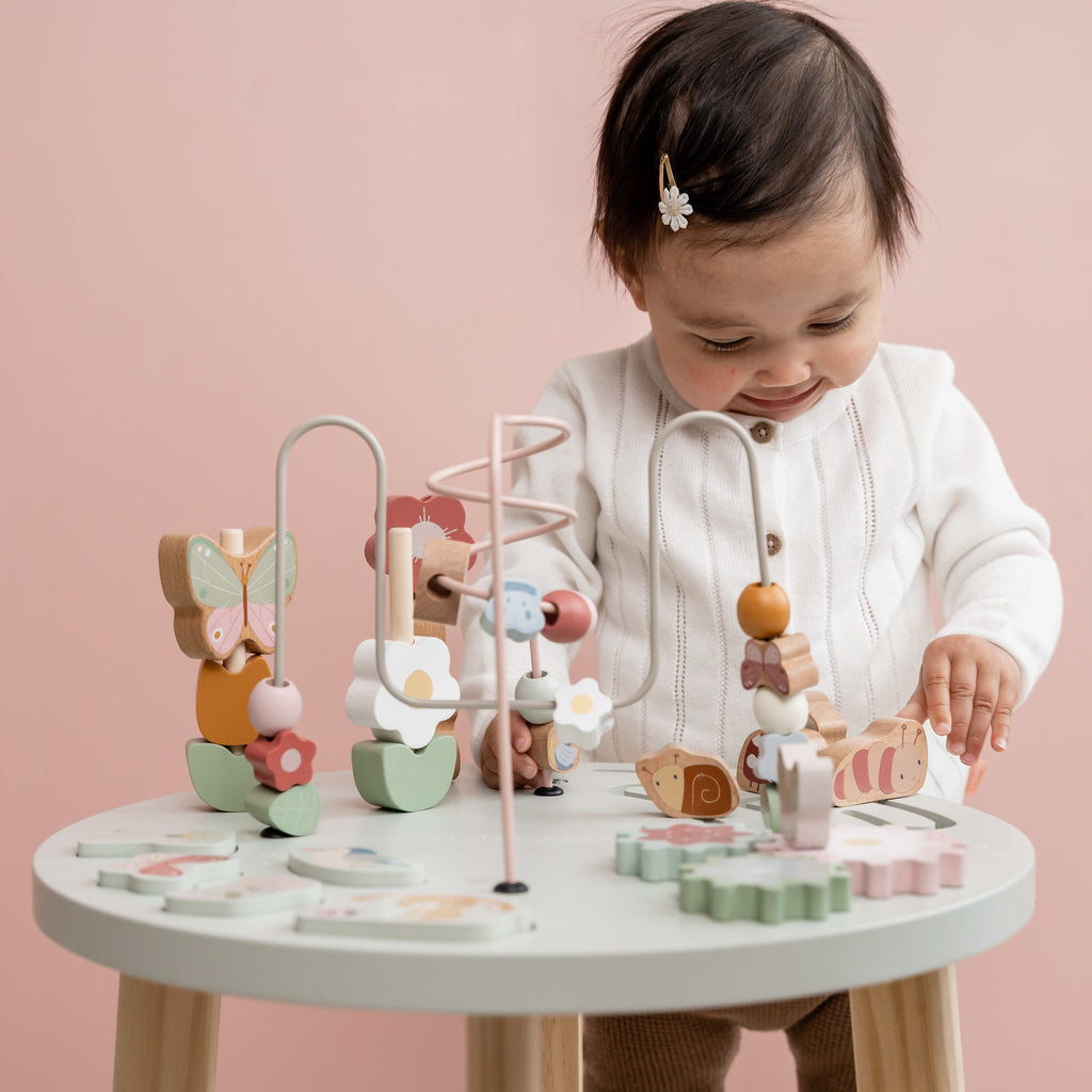 ZZZ Little Dutch Activity Table | Flowers & Butterflies