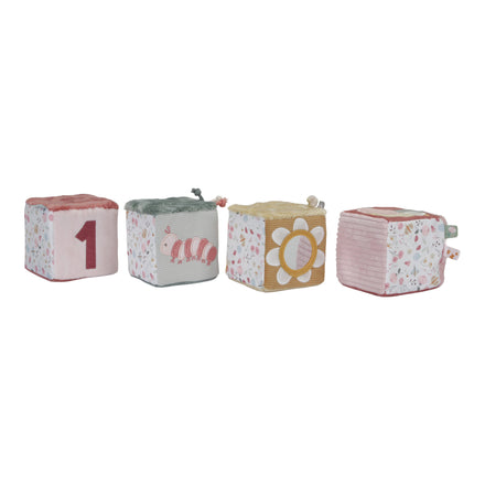 Little Dutch Zachte Blokkenset Flowers & Butterflies