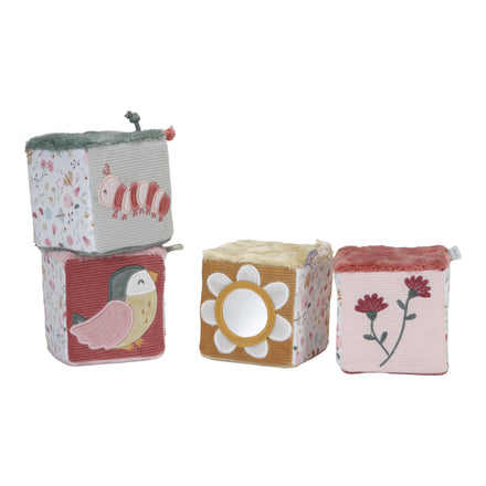 Little Dutch Zachte Blokkenset Flowers & Butterflies