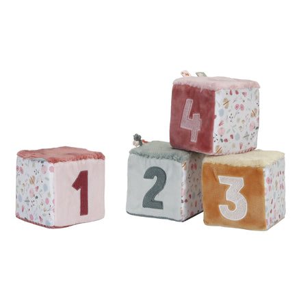 Little Dutch Zachte Blokkenset Flowers & Butterflies