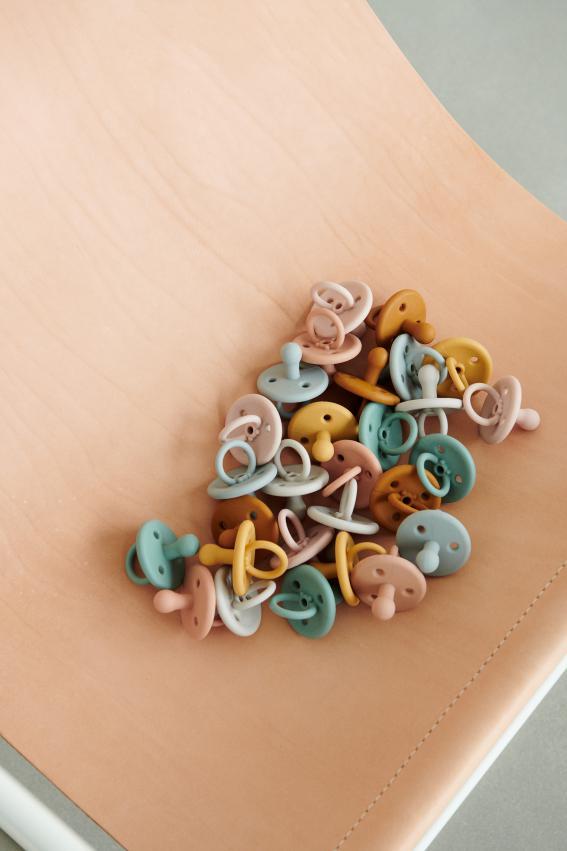 Liewood Paula Siliconen Fopspenen 3pack 6-36M | Yellow Mellow Multi Mix