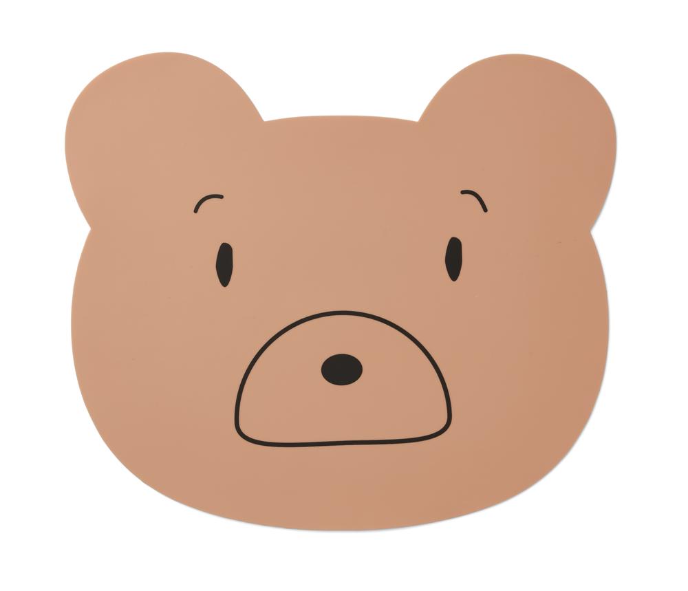 Liewood Aura Placemat | Mr Bear Tuscany Rose