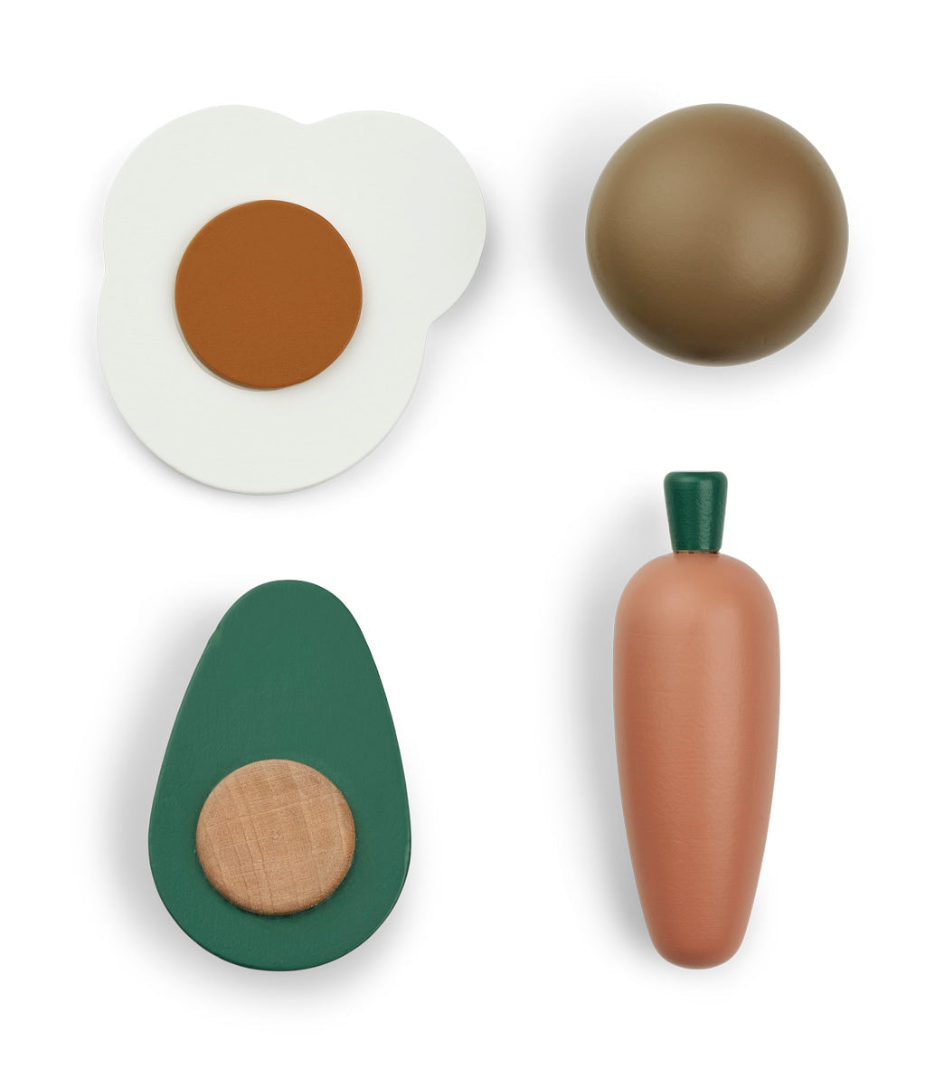 Liewood Speelset Fernandes Play Food Set | Garden Green Multi Mix  *