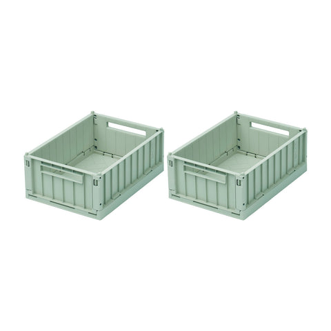 Liewood Weston Storage Box 2 Pack Small | Peppermint