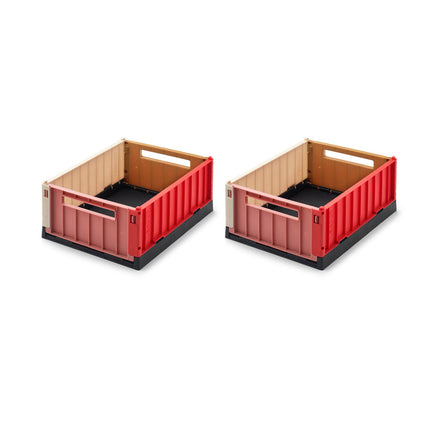 ZZZ Liewood Weston Storage Box 2 Pack Small | Multi Mix