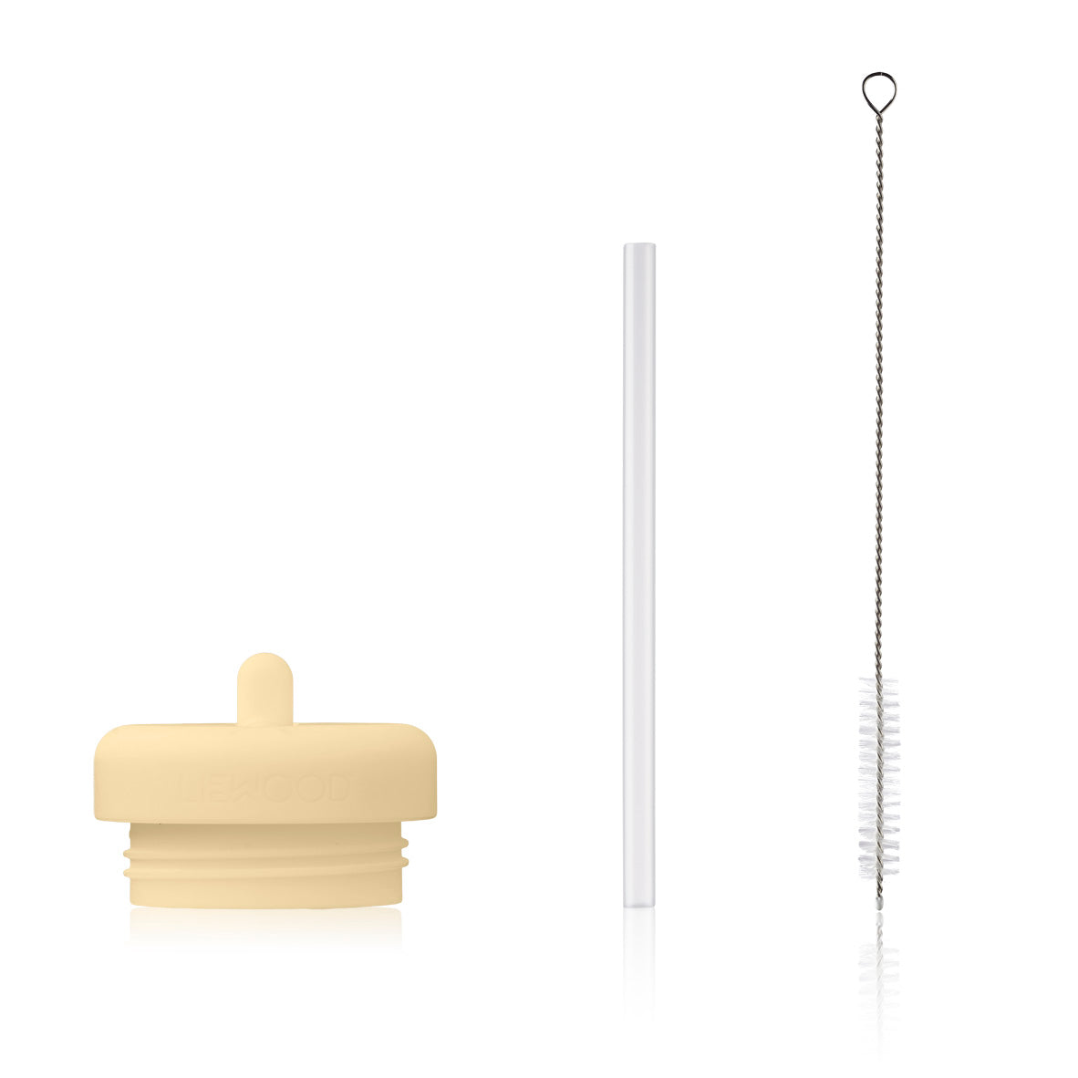 * Liewood Lid With Straw And Brush For Wilson Foldable | Safari