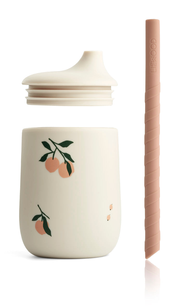Liewood Ellis Sippy Cup | Peach / Sea Shell Mix