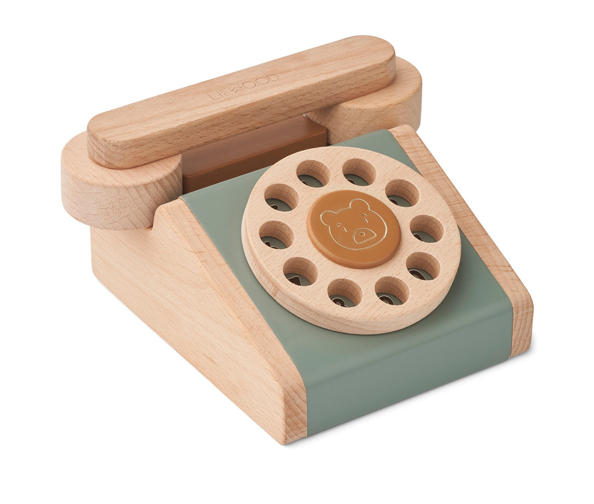 * Liewood Selma Classic Phone | Faune Green / Golden Caramel Mix