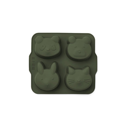 Liewood Mariam Bakvormpjes 2 pack | Hunter Green Mustard Mix