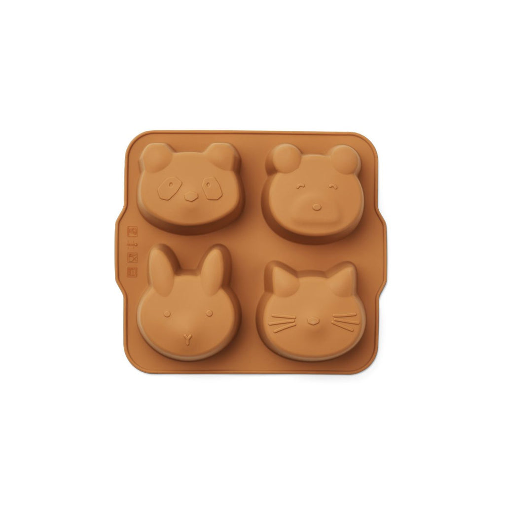 Liewood Mariam Bakvormpjes 2 pack | Hunter Green Mustard Mix