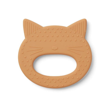 Liewood Gemma Siliconen Bijtring Cat | Mustard