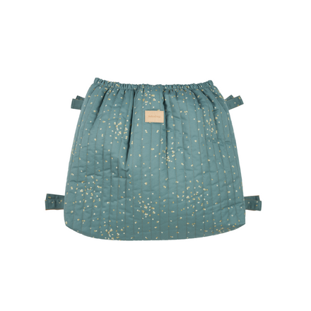 * Nobodinoz Waterproof Buggy Organizer | Gold Confetti / Magic Green