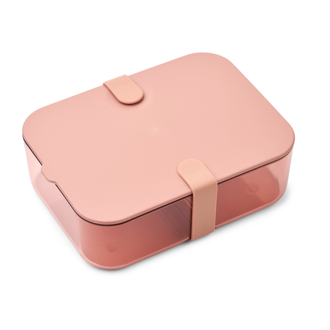 *  Liewood Carin Lunch Box Met Vakjes | Tuscany Rose / Dusty Raspberry