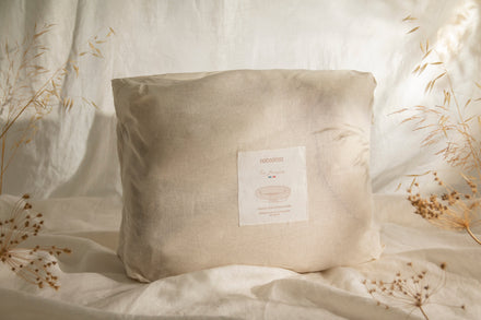 zzz Nobodinoz Padded Moses Cover Lin Français Greige *