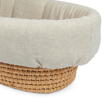 zzz Nobodinoz Padded Moses Cover Lin Français Greige *