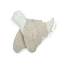 ZZZ Nobodinoz Lin Français Bird Rattle 21x16cm Off White *