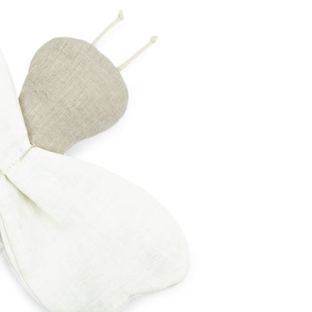 zzz Nobodinoz Lin Français Dragonfly Rattle 22x16cm Greige *