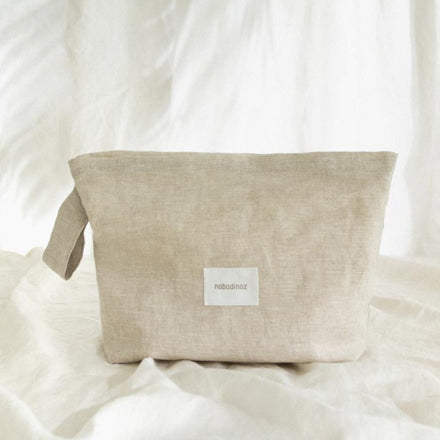 zzz Nobodinoz Lin Français Vanity Case Greige