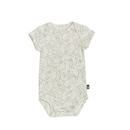 * Mies & Co Bodysuit Romper Korte Mouw | Stitched Bunny