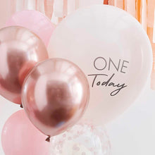 Ginger Ray Ballonnen Set Rosé | 1st Birthday