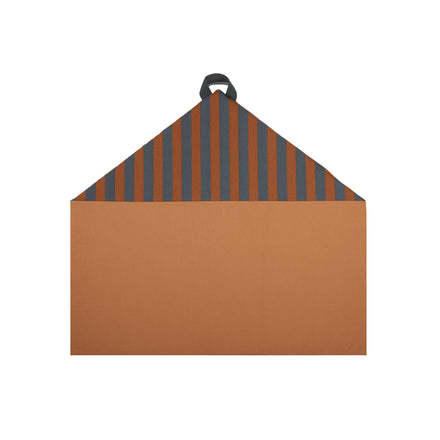 * Nobodinoz Majestic Eco Speelmatras Opvouwbaar | Blue Brown Stripes