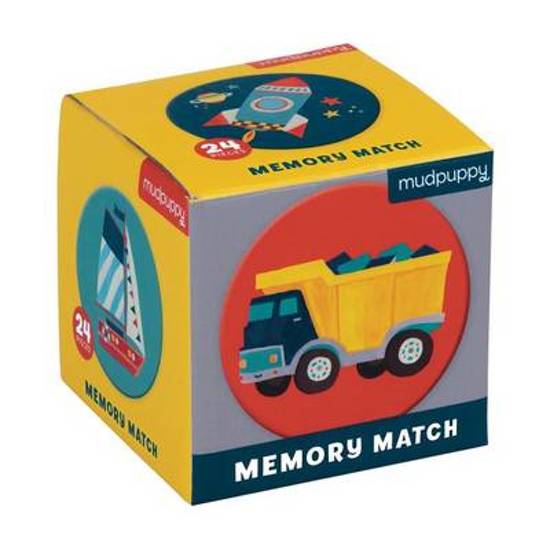 Mudpuppy Mini Memory Match | Transportation