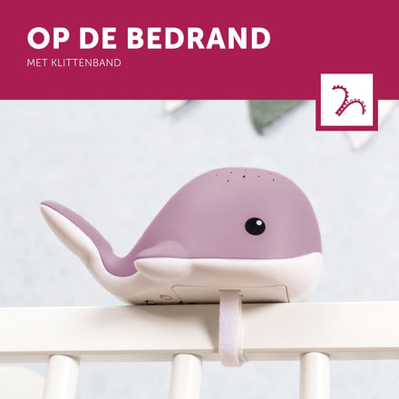 Zazu Projector Met Rustgevende Melodieën Wally De Walvis | Warm Roze*