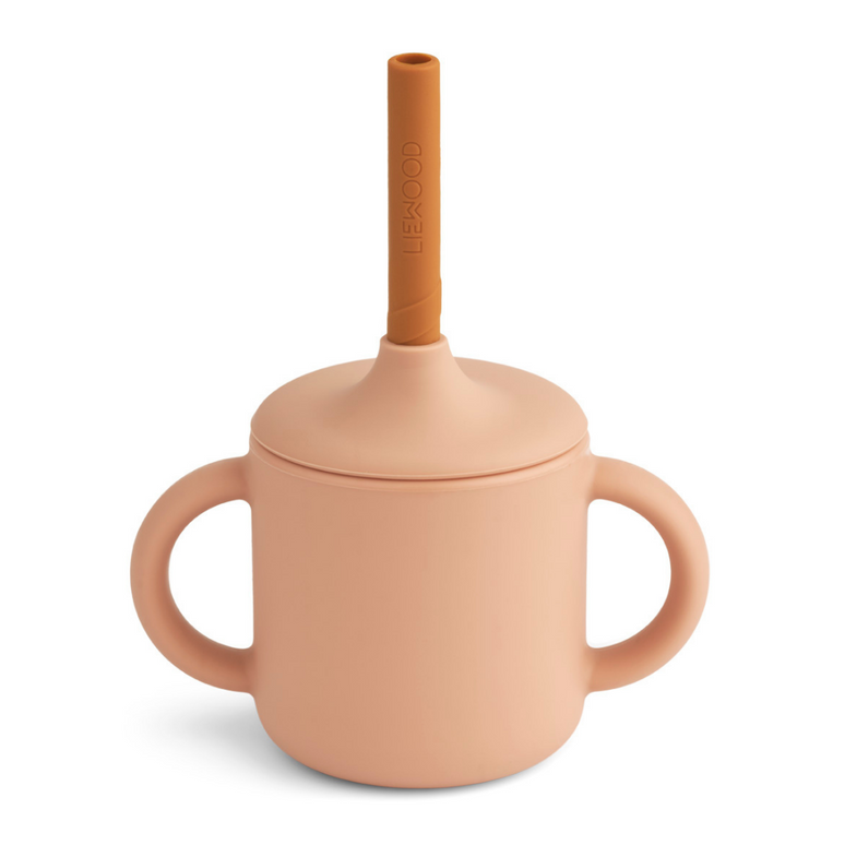 Liewood Cameron Sippy Cup | Mustard / Tuscany Rose Mix