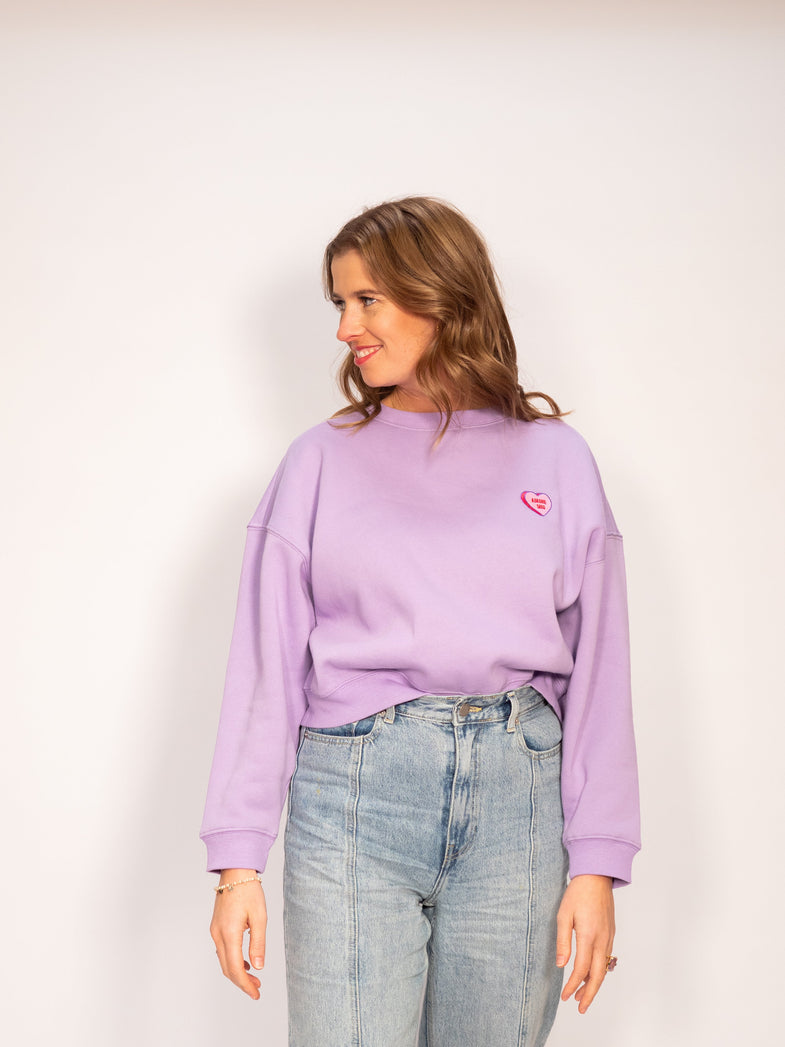 Elle And Rapha Sweater Amore Mio | Lavender  *